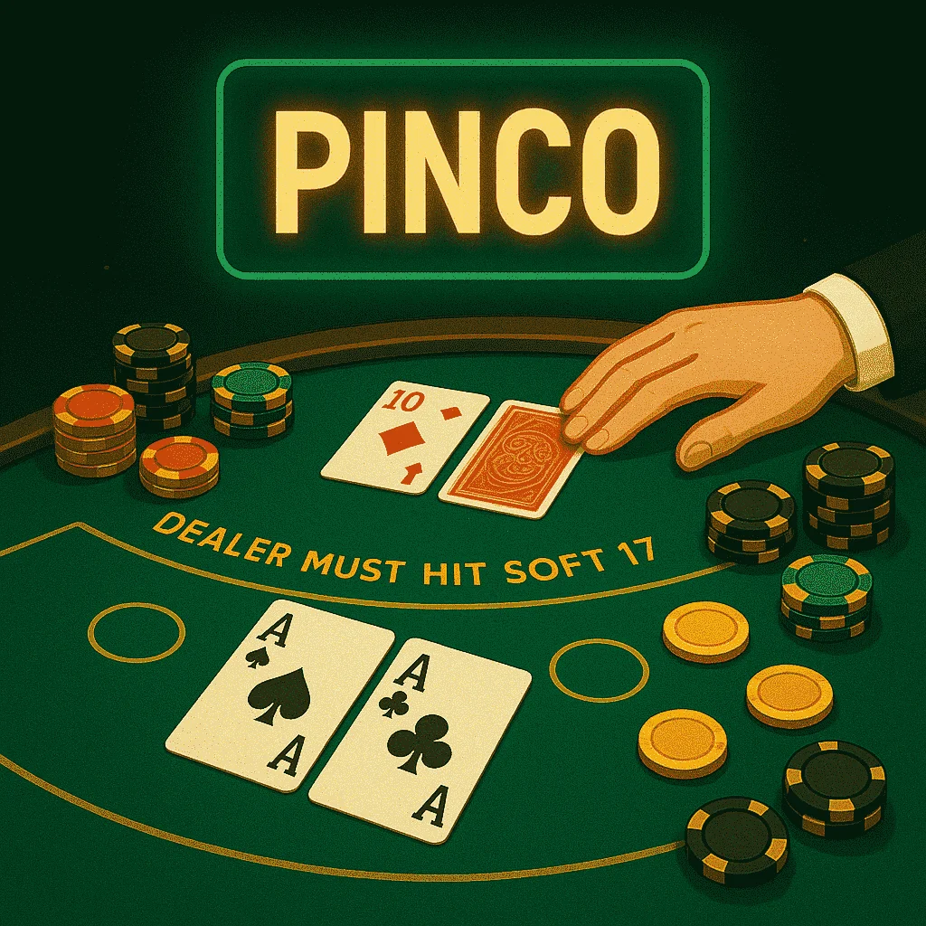 Pinco карты и фишки — 4 туза
